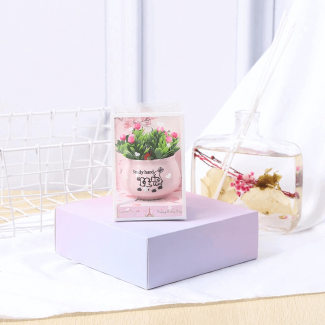 Lovely Simulation Green Rose Bonsai Plant in High Grade Plastic Pot for Home Decor Price in Pakistan | LAPTAB