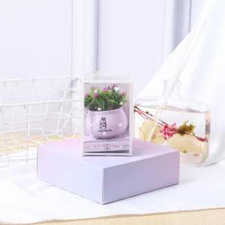 Lovely Simulation Green Rose Bonsai Plant in High Grade Plastic Pot for Home Decor Price in Pakistan | LAPTAB