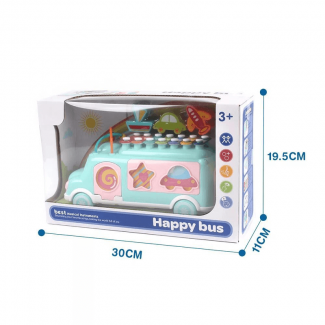Happy Bus Shape Xylophone for Kids - Develops Hand-Eye Coordination & Shape Recognition Price in Pakistan | LAPTAB