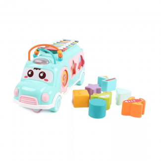 Happy Bus Shape Xylophone for Kids - Develops Hand-Eye Coordination & Shape Recognition Price in Pakistan | LAPTAB