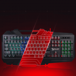 A4tech Bloody B150N RGB Gaming Keyboard with 1ms Response and Spill-Resistant Design Price in Pakistan | LAPTAB