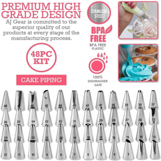 333 PCS Cake Decorating Tools Set with Piping Bags, Cake Pans, Molds, and Server Price in Pakistan | LAPTAB
