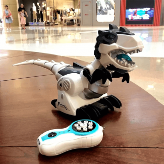Remote Infrared Control T Rex Dinosaur Robot Toy with Lights, Sounds, and Movement Price in Pakistan | LAPTAB