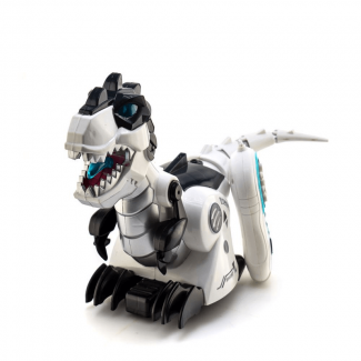 Remote Infrared Control T Rex Dinosaur Robot Toy with Lights, Sounds, and Movement