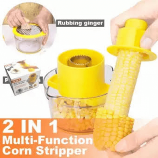 Corn Stripping Tool with Stainless Steel Blades, Manual Corn Cobber, Dishwasher Safe Price in Pakistan | LAPTAB