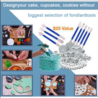 220 pcs Cake Decorating Tool Set with Non-Slip Turntable and 48 Nozzles for Baking Price in Pakistan | LAPTAB
