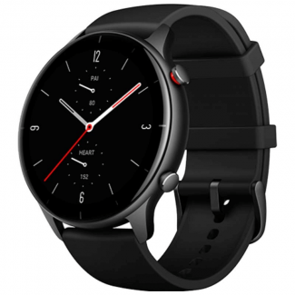 Amazfit GTR 2E Obsidian Black Smart Watch with GPS, 24-Day Battery, Titanium Body Price in Pakistan | LAPTAB
