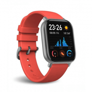 Amazfit GTS Red Smart Watch with 14-Day Battery, GPS, Health Sensors, and Aluminum Alloy Body Price in Pakistan | LAPTAB