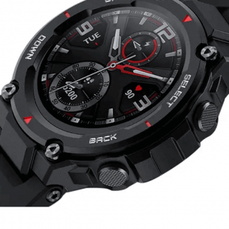 Amazfit T-Rex Black Military-Grade Smartwatch with 20-Day Battery, GPS, Heart Rate Monitor Price in Pakistan | LAPTAB