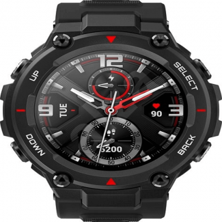 Amazfit T-Rex Black Military-Grade Smartwatch with 20-Day Battery, GPS, Heart Rate Monitor Price in Pakistan | LAPTAB