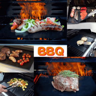Nonstick BBQ Grill Mat for Even Cooking, Easy Cleaning, and Juice Retention Price in Pakistan | LAPTAB