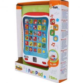 Interactive I-Fun Pad Learning Toy for Kids with Letters, Shapes, Sounds & Music Price in Pakistan | LAPTAB