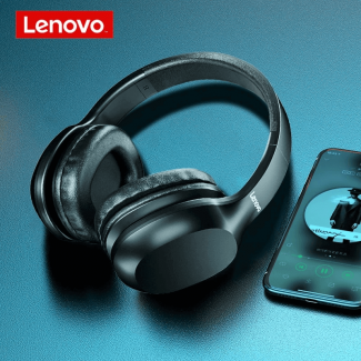 Lenovo HD100 Bluetooth Headphones with 40mm Speakers, 20H Playback, Mic, Black Price in Pakistan | LAPTAB