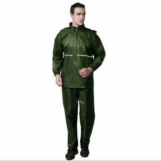 Waterproof PVC Raincoat and Pants Set for Men with Hood and Pockets Price in Pakistan | LAPTAB