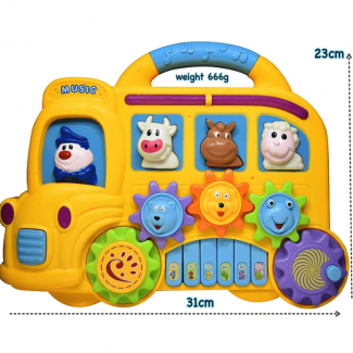 Car Piano With Light Sound