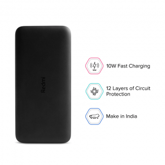 Redmi Power Bank 20000mAh Black with 2 USB Ports for Smartphones and Tablets Price in Pakistan | LAPTAB