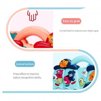 Baby Activity Animal Train Musical Play Toy with Lights and Sounds for 12+ Months Price in Pakistan | LAPTAB