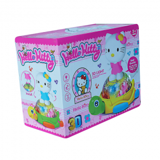 Hello Kitty and Turtle Music Play Toy with 3D Light, Rotating, Safe Edges for Kids Price in Pakistan | LAPTAB