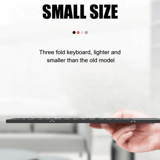 BT 033 Wireless Mini Folding Keyboard with Touchpad, Compatible with Windows, Android, iOS, 48-Hour Battery Life Price in Pakistan | LAPTAB