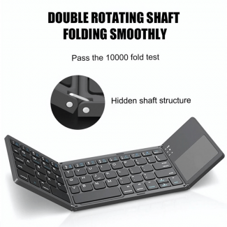 BT 033 Wireless Mini Folding Keyboard Touchpad