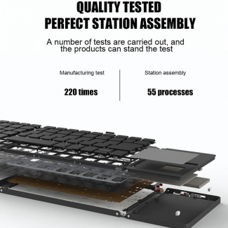 BT 033 Wireless Mini Folding Keyboard with Touchpad, Compatible with Windows, Android, iOS, 48-Hour Battery Life Price in Pakistan | LAPTAB