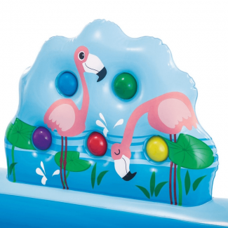 Center Inflatable Kids Spray Wading Pool with Slide, Games, and 493L Capacity Price in Pakistan | LAPTAB