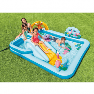 Center Inflatable Kids Spray Wading Pool