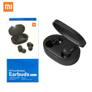 MI EarBuds Basic 2 Black Wireless Earbuds with BT 5.0, Noise Cancelling, 12H Battery Price in Pakistan | LAPTAB