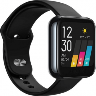 Realme Watch Black Smartwatch with GPS, 20-Day Battery, Water Resistant, Health Tracker Price in Pakistan | LAPTAB