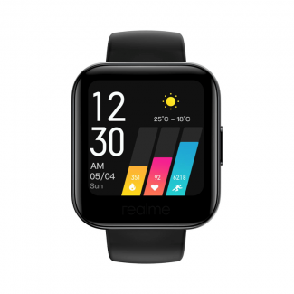 Realme Watch Black Smartwatch with GPS, 20-Day Battery, Water Resistant, Health Tracker Price in Pakistan | LAPTAB