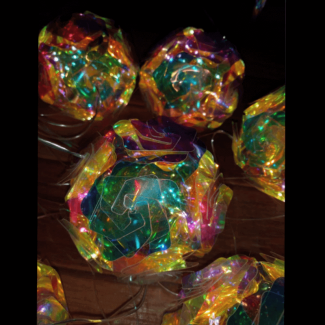 16 Pcs Crystal Flower Ball Fairy Lights, 14M String, USB & Battery Powered Price in Pakistan | LAPTAB