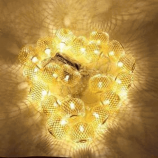 LED Golden Fairy Lights, 20 LEDs per 3m String for Indoor and Outdoor Decor Price in Pakistan | LAPTAB
