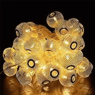LED Golden Fairy Lights, 20 LEDs per 3m String for Indoor and Outdoor Decor Price in Pakistan | LAPTAB