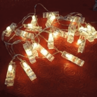 20 LED Clip Fairy Lights USB or Battery Operated, 2.3m Warm and White Light Price in Pakistan | LAPTAB