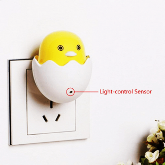 Egg Lamp Night Chick with Light Sensor, Gentle Night Light for Kids Bedroom Price in Pakistan | LAPTAB