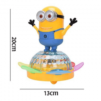 Spin Musical Dancing Minions 4D Toy with Lights and Music for Toddlers 1+ Price in Pakistan | LAPTAB