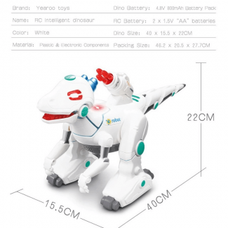 RC Dinosaur Robot Fire Dragon Toy with Remote Control, Lights, Music, Ages 3+ Price in Pakistan | LAPTAB