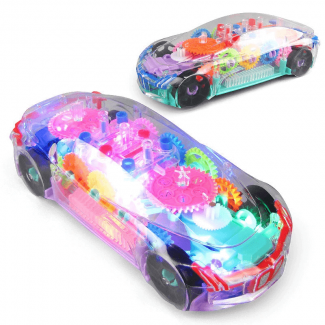 Universal Gear Mechanical Transparent Toy Car