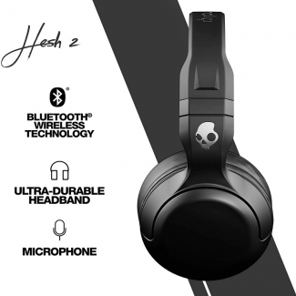 Skullcandy Hesh 2 Wireless Bluetooth Headphones with Mic, 15-Hour Battery, Black Price in Pakistan | LAPTAB
