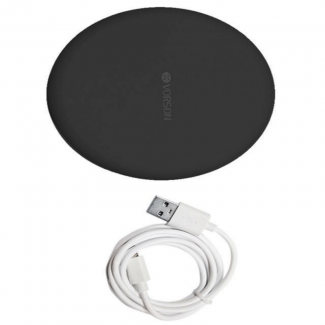 Vorson Qi Wireless Boost Up Charging Pad Slim Portable Round Design with Safety Features Price in Pakistan | LAPTAB