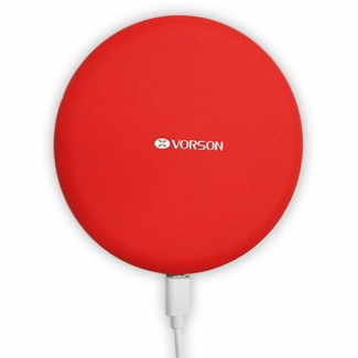 Vorson Qi Wireless Boost Up Charging Pad Slim Portable Round Design with Safety Features Price in Pakistan | LAPTAB