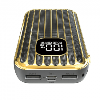 Danny Magix 10000mAh Power Bank with 3 USB Ports, Dual Input, LED Display Price in Pakistan | LAPTAB