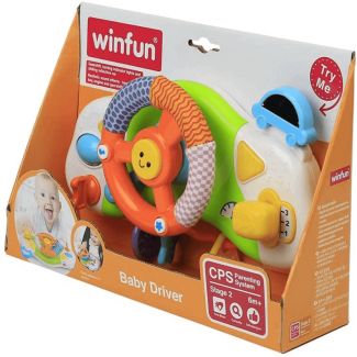 Musical Baby Stroller Driver Toy with Sound Effects, Melodies, and Movable Rings Price in Pakistan | LAPTAB