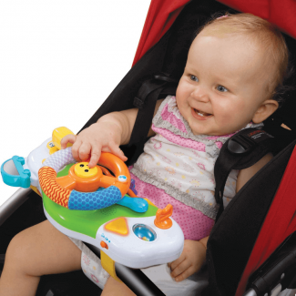 Musical Baby Stroller Driver Toy with Sound Effects, Melodies, and Movable Rings Price in Pakistan | LAPTAB