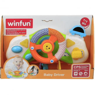 Musical Baby Stroller Driver Toy with Sound Effects, Melodies, and Movable Rings Price in Pakistan | LAPTAB