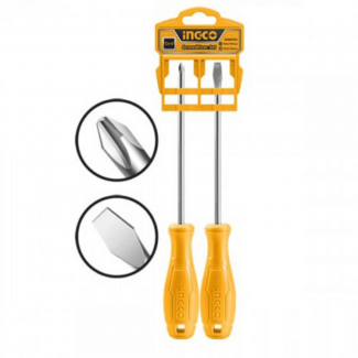 2 Pcs Screwdriver Set CR-V Material with SL6x125mm and PH2x125mm Blades Price in Pakistan | LAPTAB