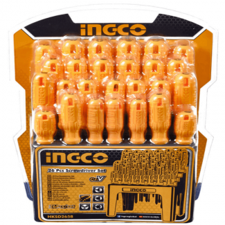 26 Pcs Screwdriver Set with CR-V Round Blades, Includes Slotted and Phillips Types Price in Pakistan | LAPTAB