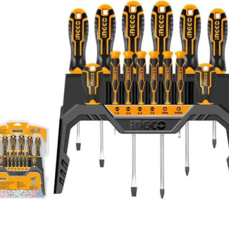 6 pcs CR-V Screwdriver Set with New Design Handles and Round Blades, Various Sizes Price in Pakistan | LAPTAB