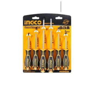 6 pcs CR-V Screwdriver Set with New Design Handles and Round Blades, Various Sizes Price in Pakistan | LAPTAB