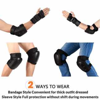 6pcs Children's Cycling and Skating Protective Gear Pads Set for Knees and Elbows Price in Pakistan | LAPTAB